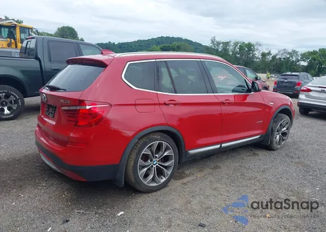 2015 BMW X3 xDrive28I z USA, uszkodzony, nr VIN 5UXWX9C58F0D59513